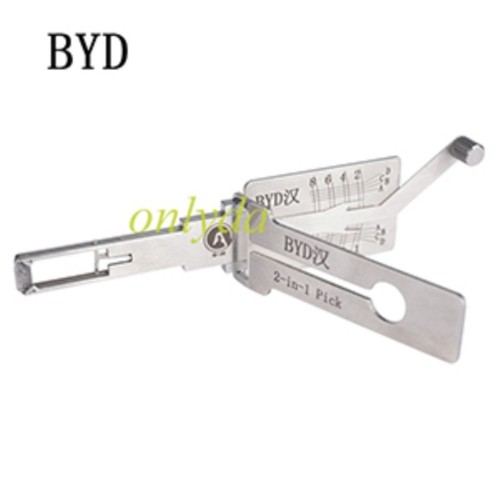 MOQ 20pcs Aftermarket ODM(Customize) High quality  2 in 1 tools，  BYD汉   2 in 1 decode and lockpick