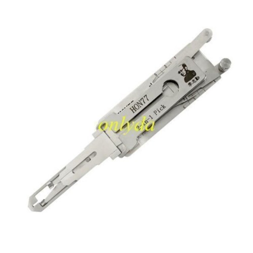 MOQ 20pcs Aftermarket ODM(Customize) High quality  2 in 1 tools，HON77  2 in 1 decode and lockpick for Honda Motorcycle key