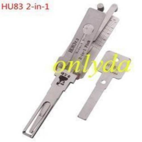 MOQ 20pcs Aftermarket ODM(Customize) High quality  2 in 1 tools，HU83-Peuoget 2-IN-1 Lock pick, for ignition lock, door lock, and decoder, genuine ! used for old 307 model; new model for 508
