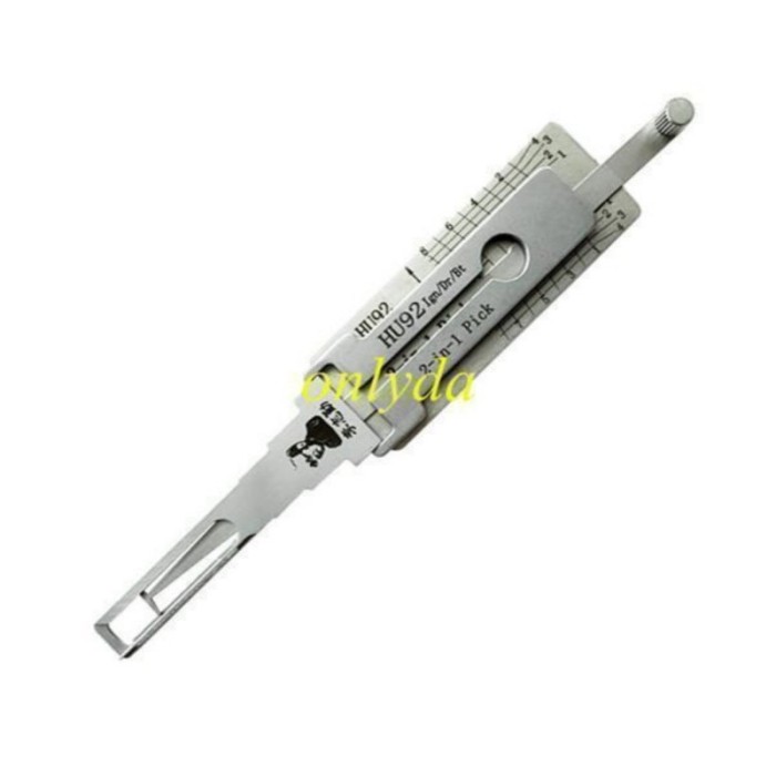 MOQ 20pcs Aftermarket ODM(Customize) High quality  2 in 1 tools，BMW HU92 3-IN-1 Lock pick, for ignition lock, door lock, and decoder,  used for The new BMW, BMW 7 Series