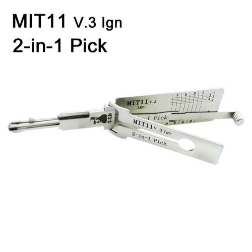 For MIT11 2 in 1 decoder and lockpick only for ignition lock