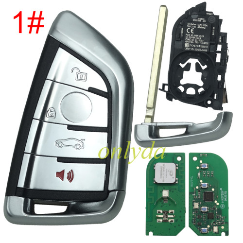 KEYDIY KD FGB58 Remote Key 434MHz For KD-MATE, KD-X4 key programmer. Used for BMW FEM, BDC, CAS4, CAS4+, G Series BDC2/BDC3 IMMO systems. Can also be used ZB smart key.pls choose button