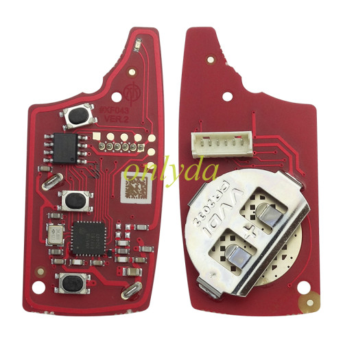 Xhorse XKHY25EN 2ndGeneration Wire Remote Key Hyundai 3 Buttons