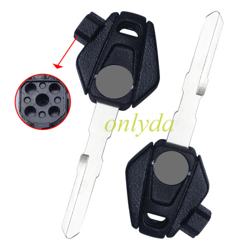 SYM motorcycle key  shell with logo
