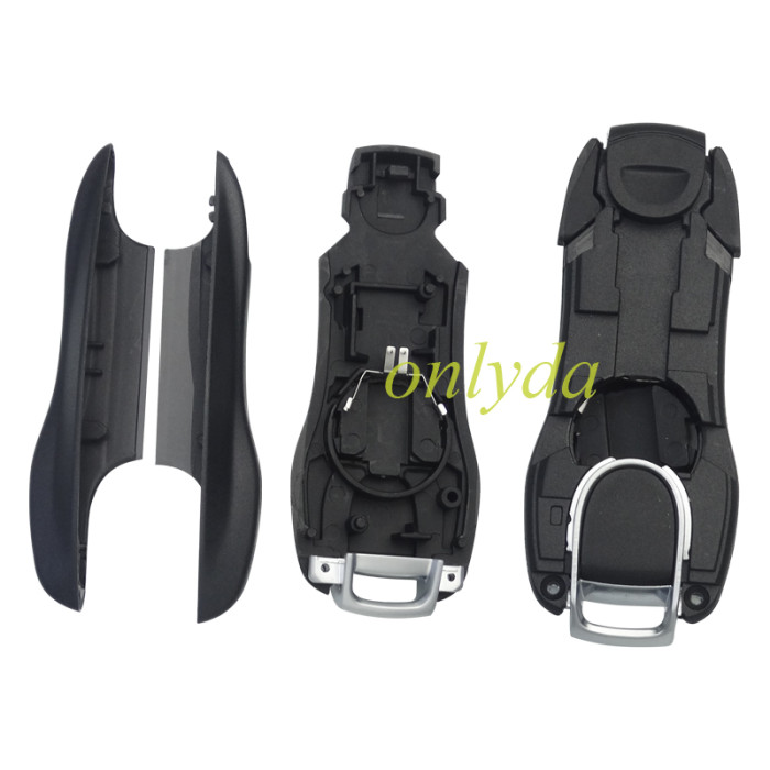 For Porsche  Modified remote key shell with badge , pls choose button model