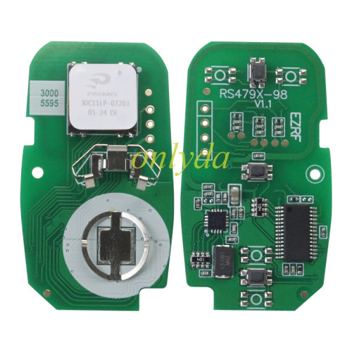 Buick Keyless Smart 2 button remote key with 7952E HITAG2 46chip- 433mhz ASK model Opel Astra K insignia FCCID:HYQ4EA P/N: 13508410