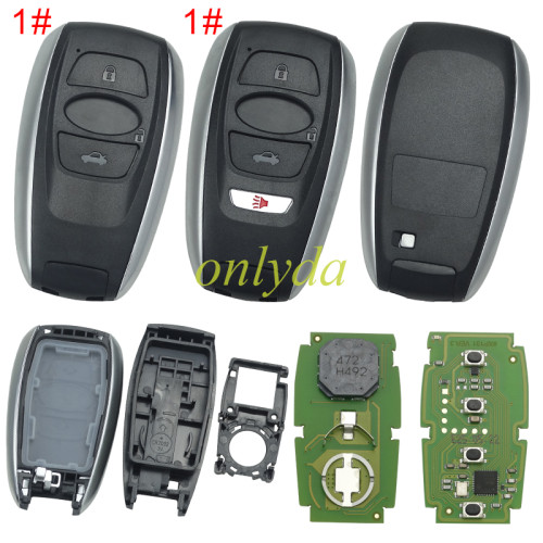Xhorse XSSBR1EN Universal Smart  4 Buttons Subaru Style