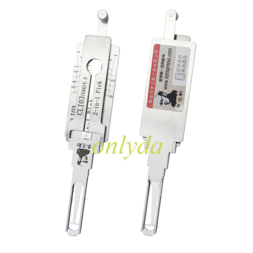 CLIO3（VA6）V.3 2-in-1 Pick Internal milling lock pick and decoder