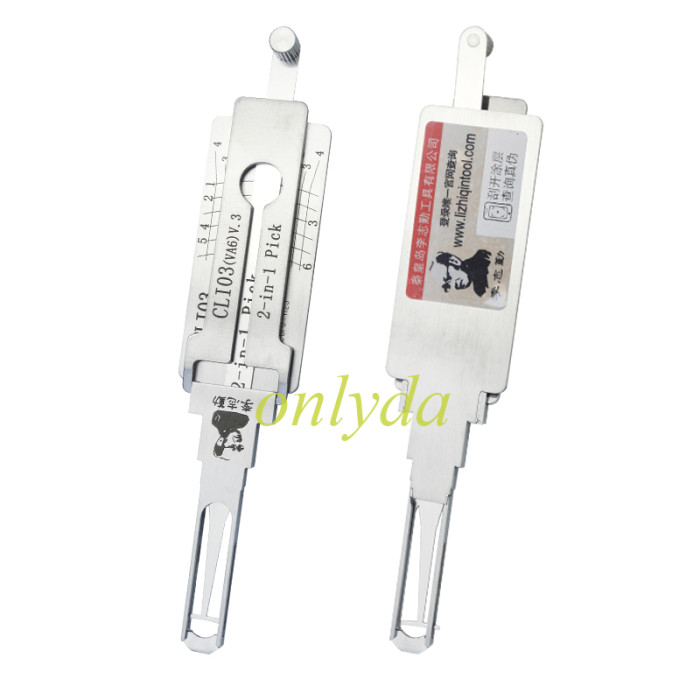 CLIO3（VA6）V.3 2-in-1 Pick Internal milling lock pick and decoder