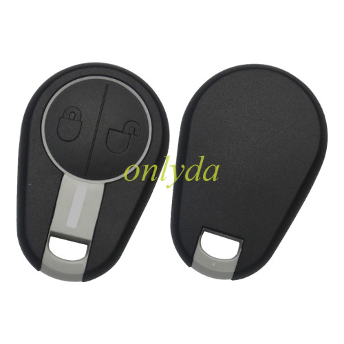 For Volvo 2 button remote key shell ,with prinited Volvo badge