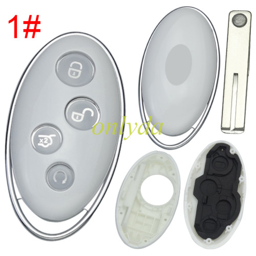 For BYD 4 button  remote key blank with blade with badge, pls choose model