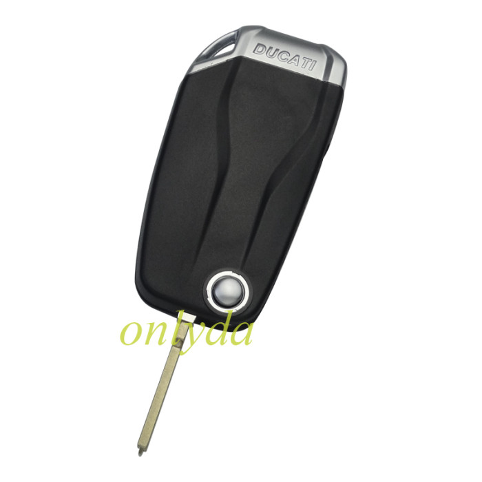 For Ducati motor remote key shell with badge