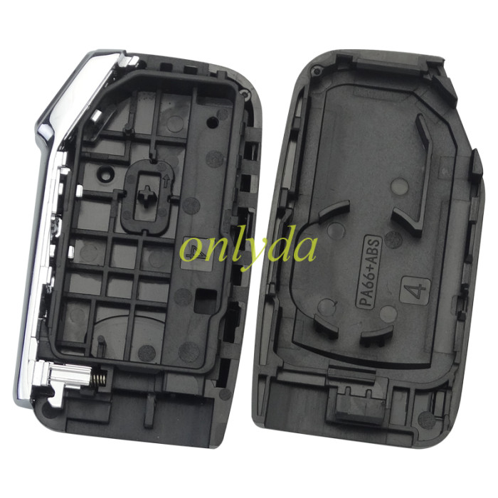 For Kia  remote key shell without battery clamp with new Kia badge ,  1 button on the front, pls choose button