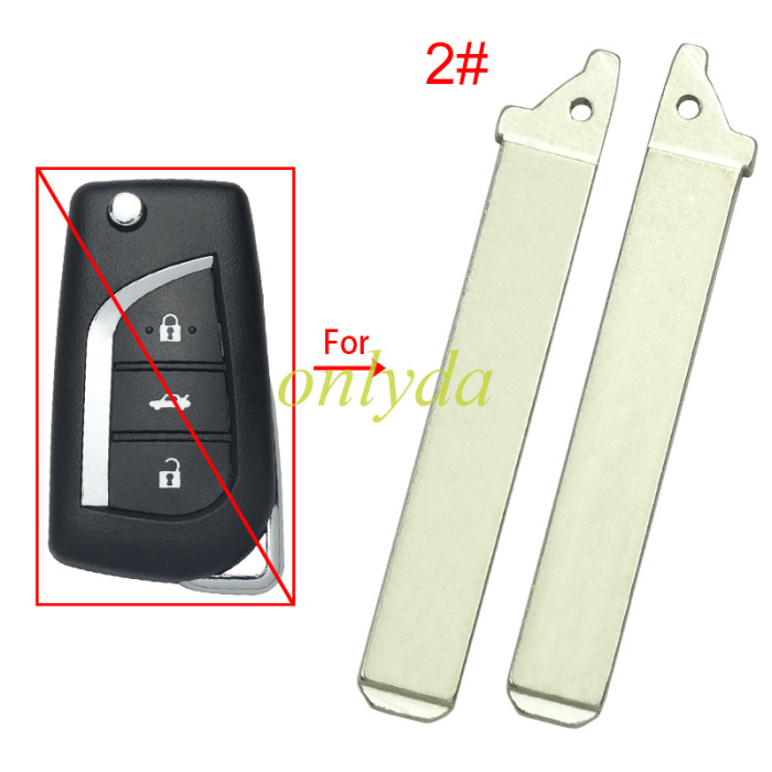 For Toy48 blade  toyota flip blank