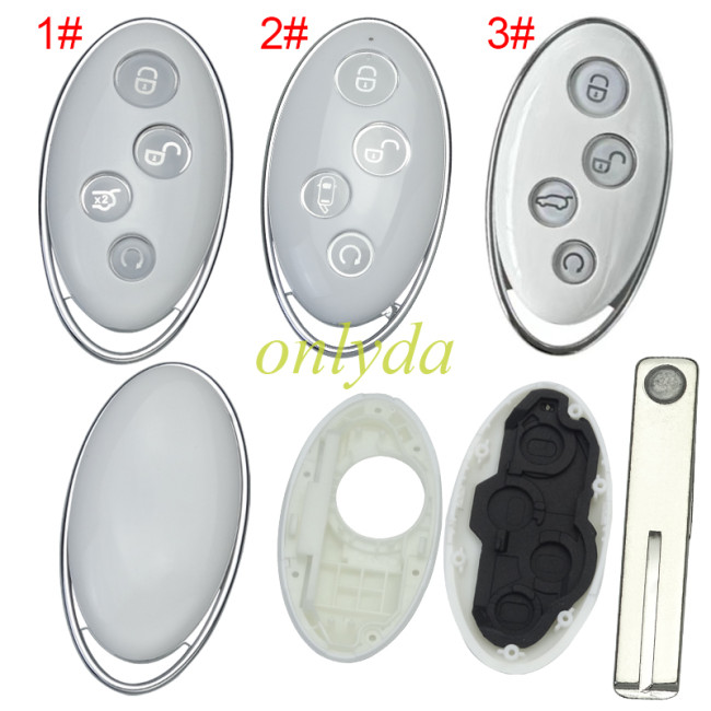 For BYD 4 button remote key blank with blade without badge, pls choose model
