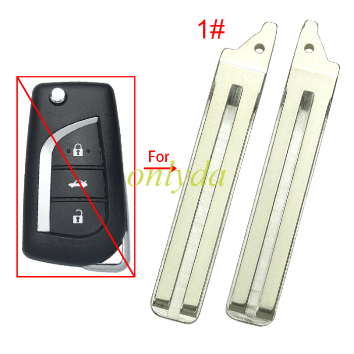 For Toy48 blade  toyota flip blank