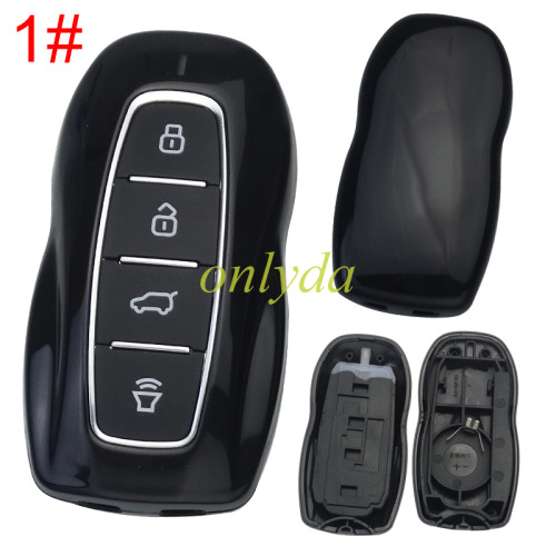 For Ford 4button  remote key shell without badge place ，pls choose button