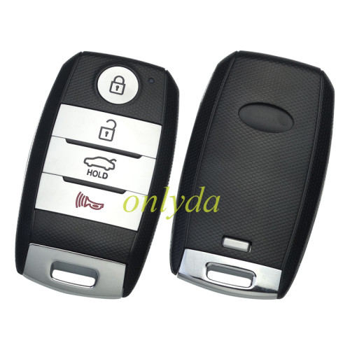 For Kia 3+1 button remote key shell with key blade with badge place