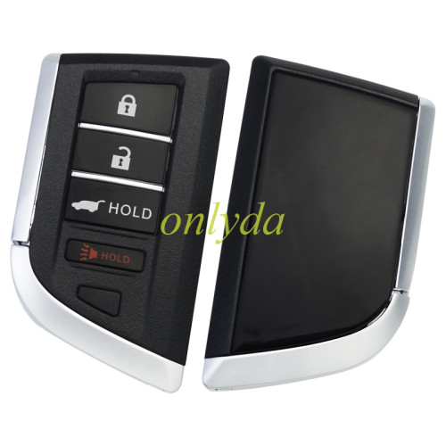 For Acura 3+1button remote Key Shell with blade without badge