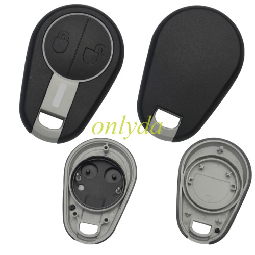 For Volvo 2 button remote key shell ,with prinited Volvo badge