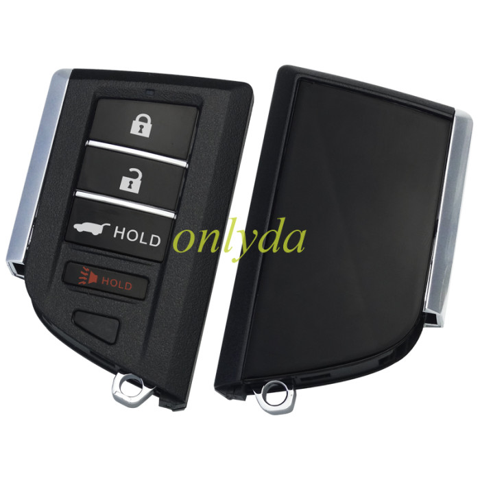 For Acura 3+1button remote Key Shell with blade without badge