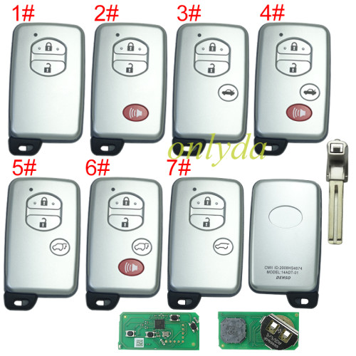 Xhorse XSTO03EN XM38 Smart Key Remote 4D 8A 4A All in One For Toyota