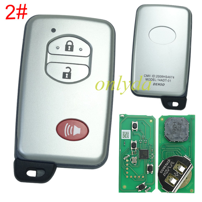 Xhorse XSTO03EN XM38 Smart Key Remote 4D 8A 4A All in One For Toyota