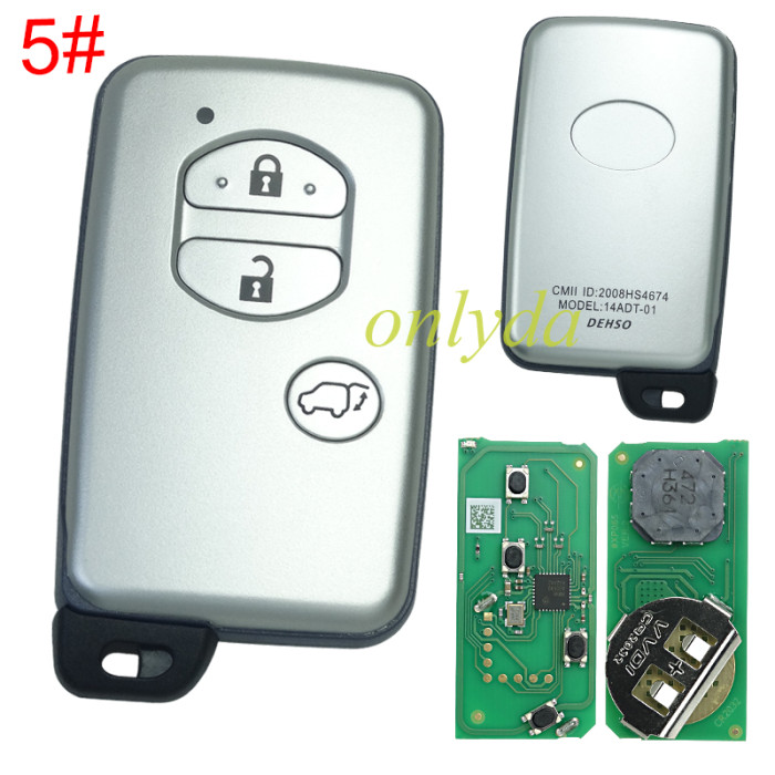 Xhorse XSTO03EN XM38 Smart Key Remote 4D 8A 4A All in One For Toyota