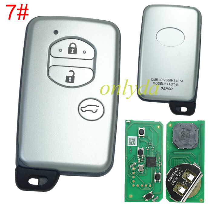 Xhorse XSTO03EN XM38 Smart Key Remote 4D 8A 4A All in One For Toyota