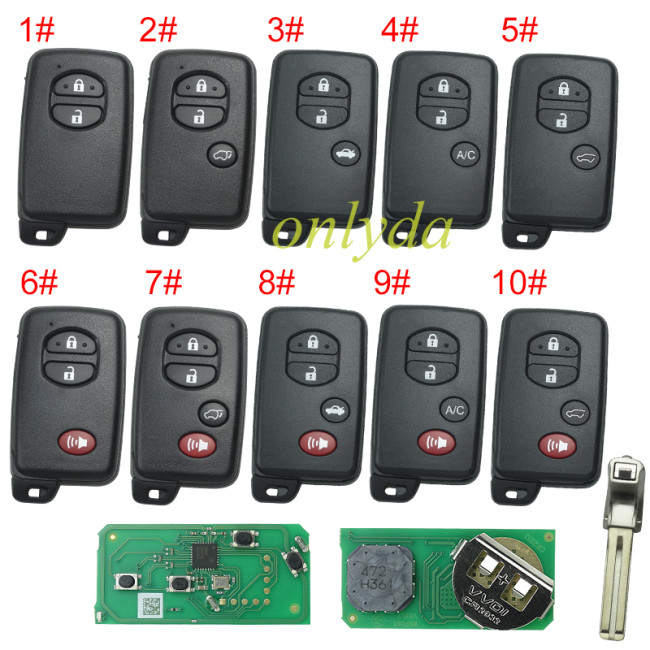 Xhorse XSTO03EN XM38 Smart Key Remote 4D 8A 4A All in One For Toyota