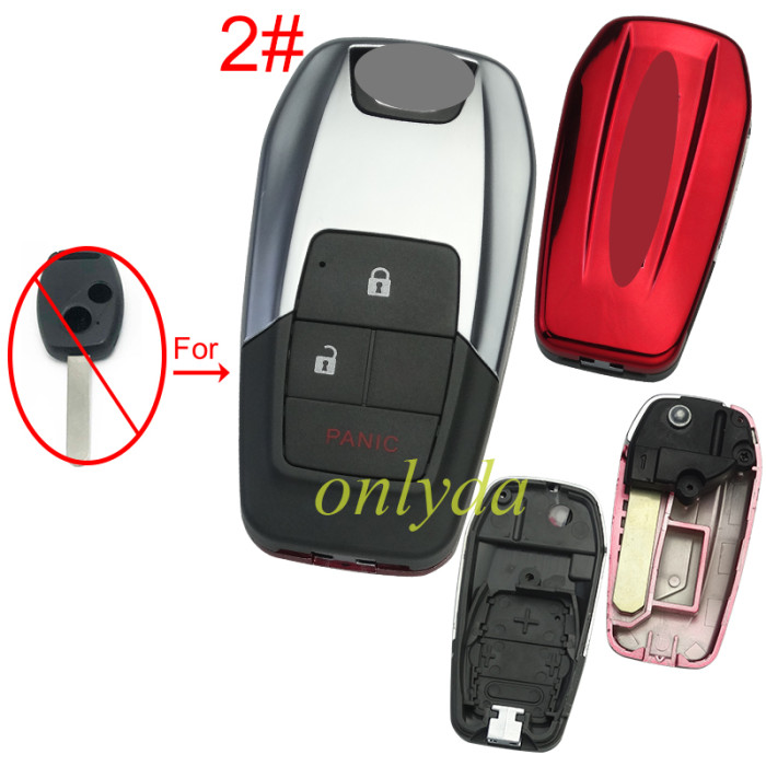 For Honda modified remote key blank , please choose the button