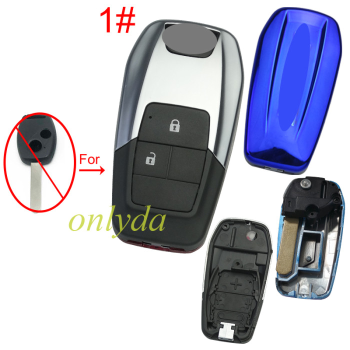 For Honda modified remote key blank , please choose the button