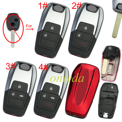 For Honda modified remote key blank , please choose the button