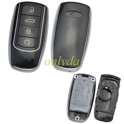 For Chery 4 button key shell without blade , with badge