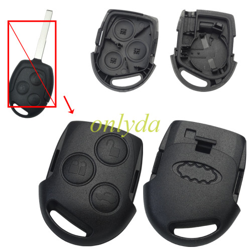 For  Ford Mondeo /Focus remot key shell with badge