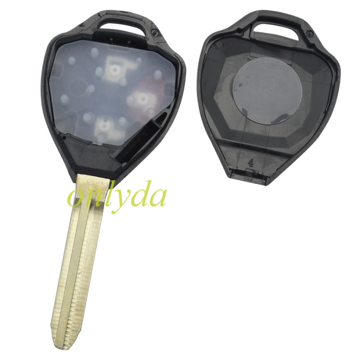 XKTO24EN  XHORSE 2ndGeneration Wire Remote Key Toyota Flat Right 3 Buttons Triangle