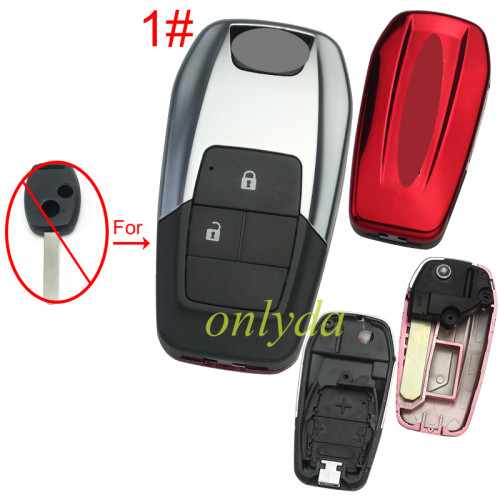 For Honda modified remote key blank , please choose the button