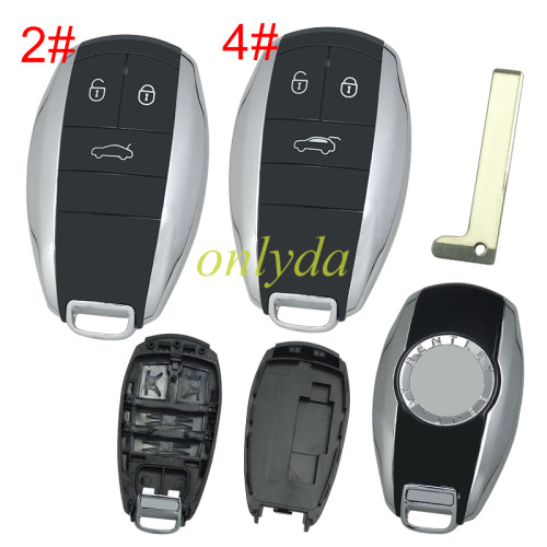For original Bentley 3B  remote key 434Mhz 5M systerm MLB Keyless For Bentley Flying Spur (after 2020) Flying Spur Plug - in Hybrid (after 2022) Bentayga (after 2016) Bentayga Plug - in Hybrid (after 2019) Continental GT (after 2016) original PCB+ aftermarket shell