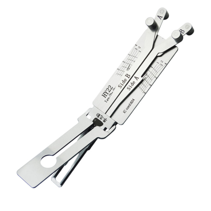 HY22 Ing/Dr/Bt Hyundai,Kia, K5, X34, Sonata car  3-IN-1 Lock pick, for ignition lock, door lock, and decoder, combination  genuine !  used for Hyundai,Kia, K5, X34, Sonata