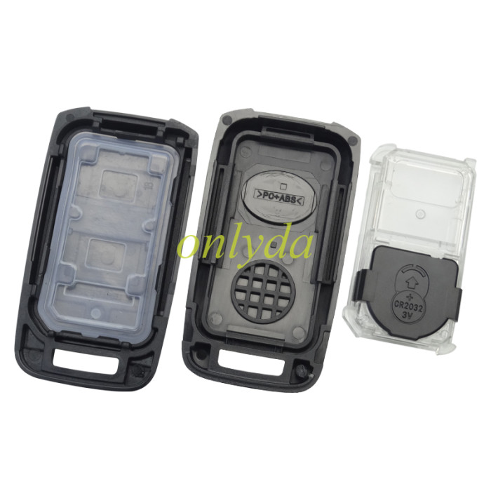 Toyota Land Cruiser remote key shell , with printed Toyota badge