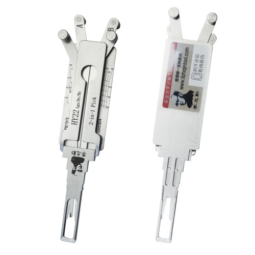 HY22 Ing/Dr/Bt Hyundai,Kia, K5, X34, Sonata car  3-IN-1 Lock pick, for ignition lock, door lock, and decoder, combination  genuine !  used for Hyundai,Kia, K5, X34, Sonata