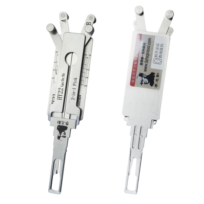 HY22 Ing/Dr/Bt Hyundai,Kia, K5, X34, Sonata car  3-IN-1 Lock pick, for ignition lock, door lock, and decoder, combination  genuine !  used for Hyundai,Kia, K5, X34, Sonata