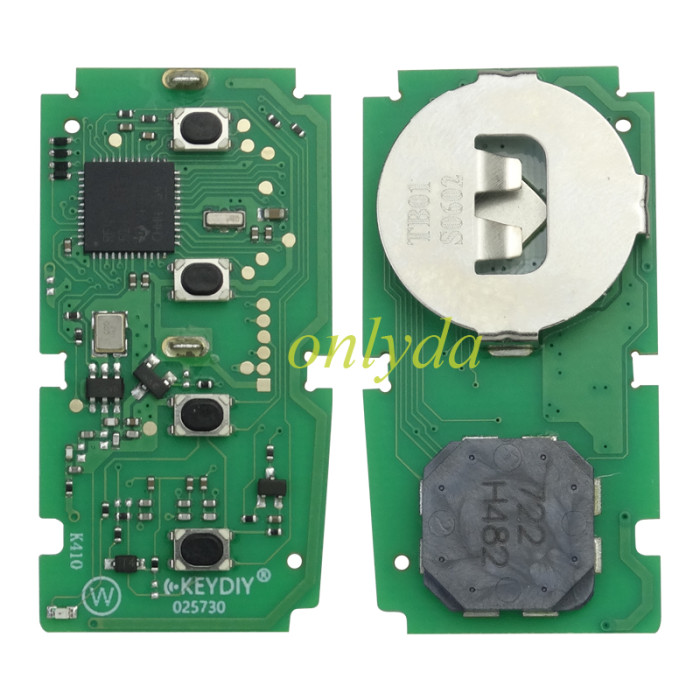 KEYDIY TB01 KD Smart Key Universal Remote Control With 8A/Toyota H chip ,please choose the key shell