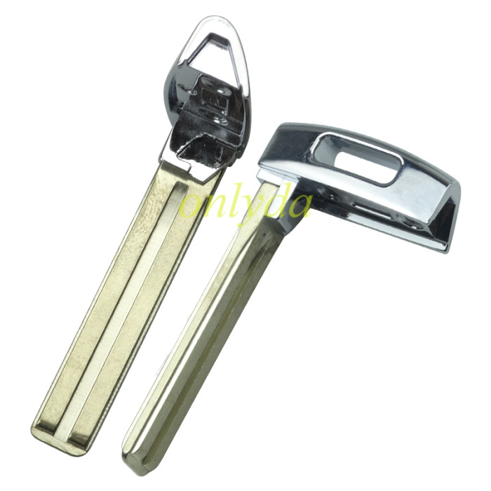 For Kia 3 button remote key shell with key blade with badge