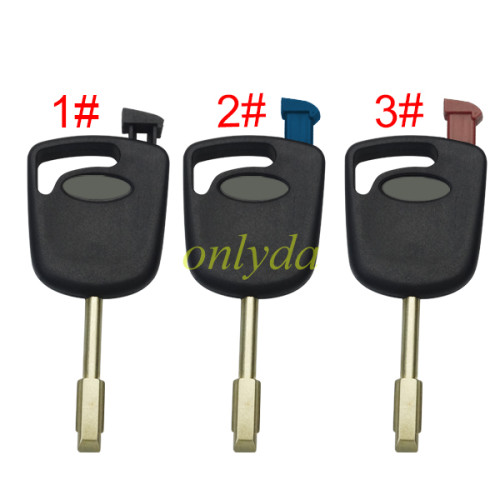 For Ford (Mondeo)  transponder Key blank.can put TPX long chip with printed badge, pls choose model