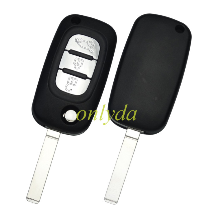 For Renault 2 button remote key with PCF7961(HITAG2) ID46 Chip 434 mhz with ASK Blade: VA2 , pls choose button