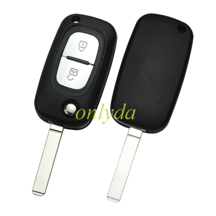 For Renault 2 button remote key with PCF7961(HITAG2) ID46 Chip 434 mhz with ASK Blade: VA2 , pls choose button