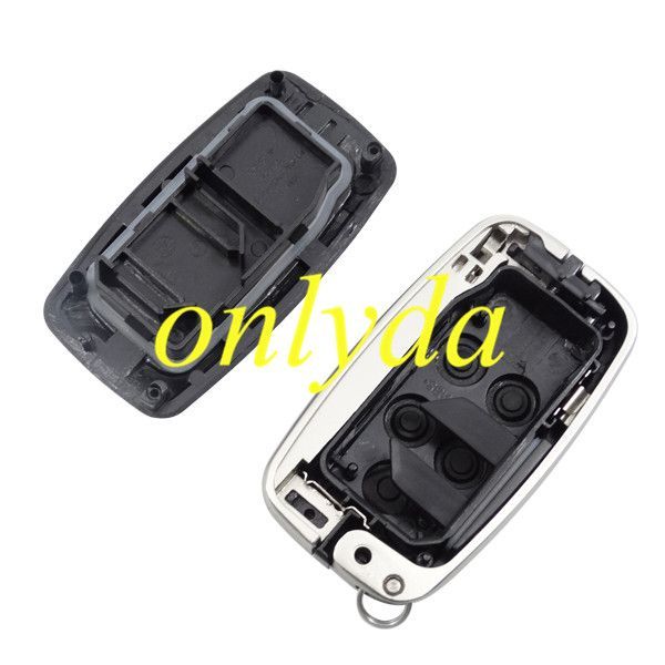 For Rangrover 5 button remote key shell, have badge in both Chrome part and back, without blade