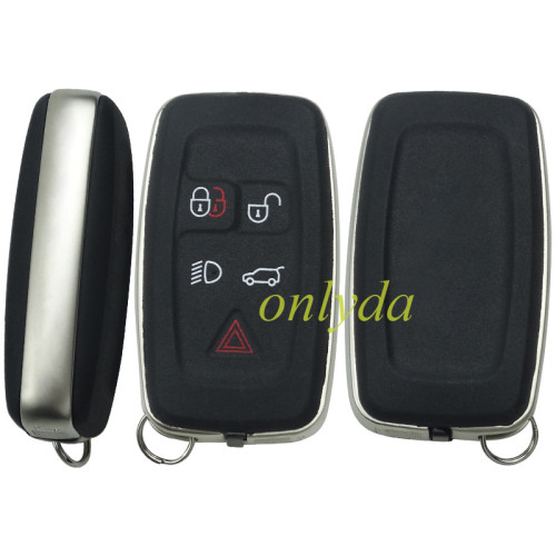For Rangrover 5 button remote key shell, have badge in both Chrome part and back, without blade