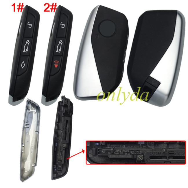 OEM BMW Remote Suitable for BMW U Chassis smart remote control key High Configuration with UWB 4/3+1 button key FCC ID: IYZBK1 CA 315MHZ/ 433MHZ/433.92MHZ ID49 HITAG PRO PCF7953V Chip, pls choose button model : BK1 E033 with IC J29D5C